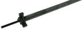 Black Dometic Torsion Spring Arm with Connector Rod - Assembly End View | United RV Parts