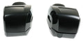 Black Plastic Dometic 9200 Awning End Cap Covers - Side View | United RV Parts