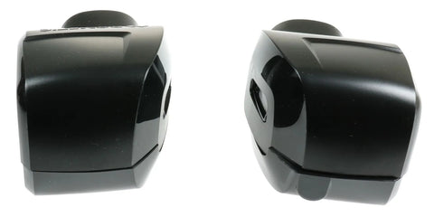 Black Plastic Dometic 9200 Awning End Cap Covers - Side View | United RV Parts