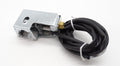 Silver Metal RV Gas Burner Assembly - Side Angle | United RV Parts