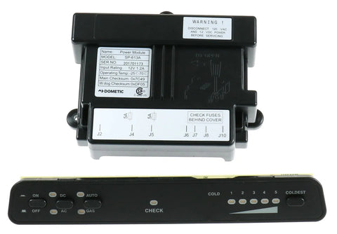 Black Dometic Refrigerator Control Kit 3316995.900 - Complete Set | United RV Parts