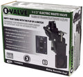 Valterra E-Valve Electric Waste Valve - Package Front with Features | United RV Parts