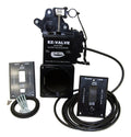Black Valterra Bladex EZ Electric Waste Valve System Complete Kit - Product Layout | United RV Parts