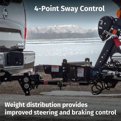 Equal-i-zer 4-Point Sway Control System in Use - Winter Scene | United RV Parts