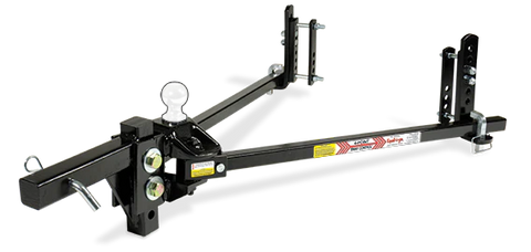 Black Equal-i-zer Hitch with Ball Mount - Left Facing View | United RV Parts