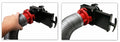 Valterra EZ Coupler F02-3101 Connected to RV Drain Valve - Sewer Hose Installation Side View | United RV Parts