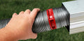 Hand Holding RV Sewer Hose with Coupler - In Use Demonstration | United RV Parts