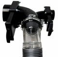 Valterra EZ Coupler F02-3111 45 Degree Sewer Hose Adapter Connected to RV Dump Hose - Detail | United RV Parts