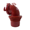 Red RV Sewer Hose Bayonet Coupler - Three Quarter View | United RV Parts