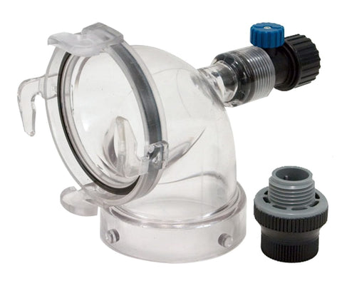 Clear Plastic RV Sewer Tank Hydroflush 90 Degree - Product View | United RV Parts