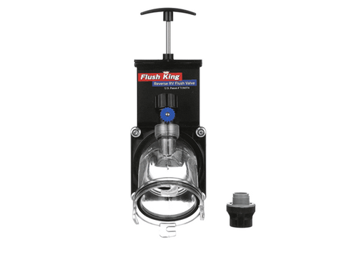 Valterra Flush King Reverse Flush Valve F02-4350 - 360 Degree Product View | United RV Parts