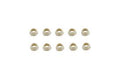 Beige Saniprene RV Plumbing Cone Washers 10-Pack - Flat Lay Top View | United RV Parts