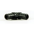 Black Plastic Flair-It EcoPoly 1/2" 90 Degree Elbow 29800 - Front View RV Plumbing Fitting | United RV Parts