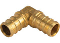Brass Flair-It 51139 1/2" PEX 90-Degree Elbow Coupler - Angled View | United RV Parts