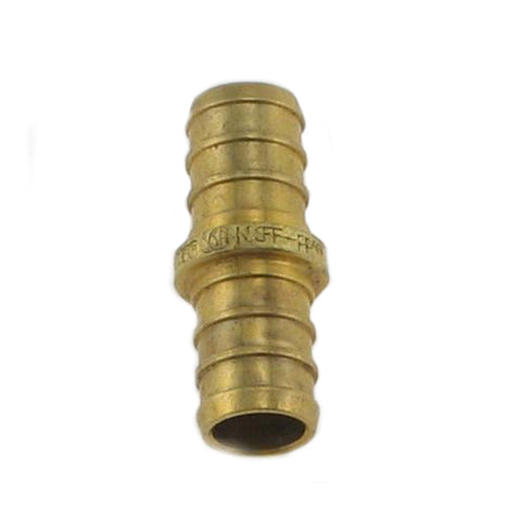 Brass Flair-It 1/2" PEX Tubing Fitting 51132 - Side Profile with NSF Marking | United RV Parts