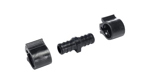 Flair-It | PEXLOCK 1/2" PEX COUPLING | 30840 | Plastic | Single | Black