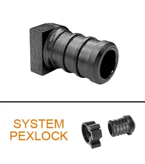 Black Flair-It PEXLOCK System 1/2" RV Plumbing Plug 30863 - System Branding Overview | United RV Parts