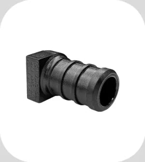 Black Plastic Flair-It PEXLOCK 1/2" PEX Plug 30863 - Opposite Side Profile View | United RV Parts
