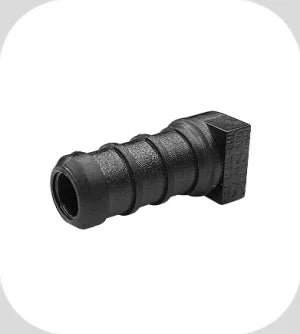 Black Plastic Flair-It PEXLOCK 1/2" RV PEX Plug 30863 - Side Profile View | United RV Parts