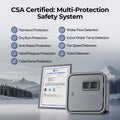 Fogatti InstaShower Ultra FS10B1SN CSA Certified Multi-Protection Safety System - Compliance Certificate View | United RV Parts