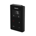 Fogatti InstaHeat RV Furnace Black Digital Wired Controller - Front View with LED Temperature Display | United RV Parts