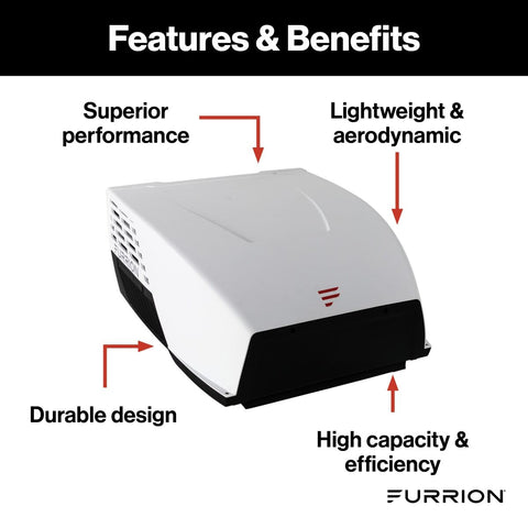 Furrion Chill HE RV Air Conditioner Features - Technical Diagram | United RV Parts