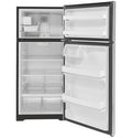 GE GIE17GSNRSS Top-Freezer Refrigerator Interior - Empty Glass Shelves and Door Bins | United RV Parts