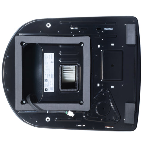 Black RV Air Conditioner Base Assembly - Interior View with Installation Frame | United RV Parts
