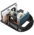 GE RV Air Conditioner Components - Exploded View with Blower Motor and Evaporator Assembly | United RV Parts