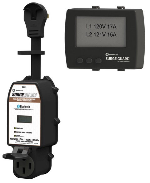 Southwire 50 Amp Surge Guard with Bluetooth LCD Display - Product Bundle | United RV Parts