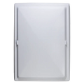 White Plastic RV Emergency Escape Hatch Replacement Lid 90088-C1 - Top View | United RV Parts