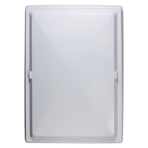 White Plastic RV Emergency Escape Hatch Replacement Lid 90088-C1 - Top View | United RV Parts