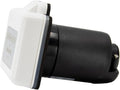 White Hughes SafeView Power Inlet - Rear Connection Detail | United RV Parts
