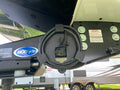 Black MORryde Cord Keeper with RV Power Cord Stored - Close-up View | United RV Parts