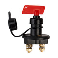 Seaflo SFBIS2-01 RV Battery Disconnect Switch with Red Removable Key - Front Angle | United RV Parts