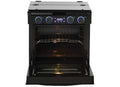 InVision 21 Gas Range 480-2230 with Open Oven Door and Wire Rack - Front View | United RV Parts