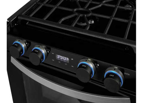 InVision 21 Gas Range 480-2230 3-Burner Cooktop Controls Detail - Close-Up | United RV Parts