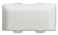 White Plastic RV Porch Light Lens SR33101 - Top View | United RV Parts