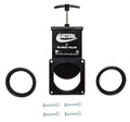 Black Die-Cast Aluminum Valterra RV Sewer Valve with Seals and Hardware | United RV Parts