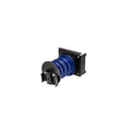 Blue SumoSprings Bellows Suspension - Angle View with Mounting Bracket | United RV Parts