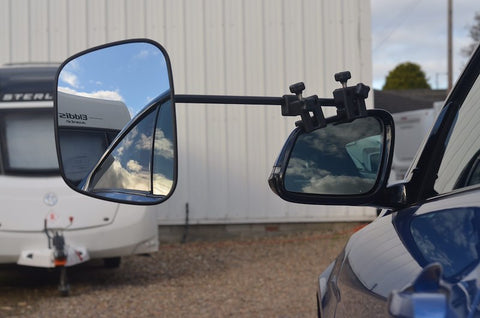 Milenco Grand Aero Towing Mirrors - Installed on Vehicle for RV Towing | United RV Parts