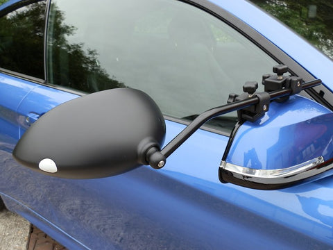 Milenco Aero3 Towing Mirror - Installed Wide Angle View | United RV Parts