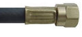 Brass 3/8 Female Flare Swivel Fitting Close-Up - Left End Detail | United RV Parts