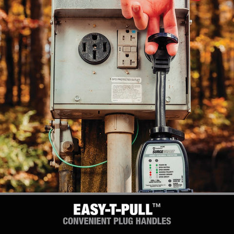 Easy-T-Pull Handle Detail - Convenient Plug Removal from RV Pedestal | United RV Parts