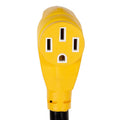 Yellow 50 Amp Female RV Outlet - Close-up Detail | United RV Parts