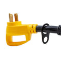 Yellow 50 Amp RV Plug Adapter - Side Profile View | United RV Parts