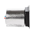 Silver Insulated Dometic Water Heater - Side Profile View | United RV Parts