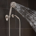 Brushed Nickel PowerFlow Shower Head - Stream Spray Pattern Demo | United RV Parts