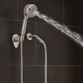 Brushed Nickel Oxygenics PowerFlow - Gentle Spray Pattern Demo | United RV Parts