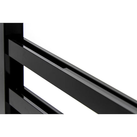 Black RV Screen Door Push Bar - Corner Bracket Detail | United RV Parts